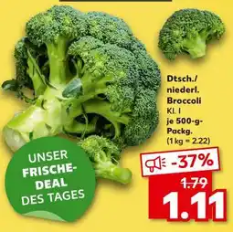 Kaufland Dtsch./niederl. Broccoli Kl. I je 500-g-Packg Angebot