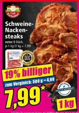 Norma Schweine- nackensteaks Angebot