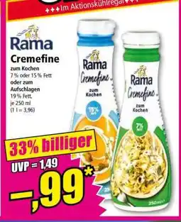 Norma Rama Cremefine Angebot