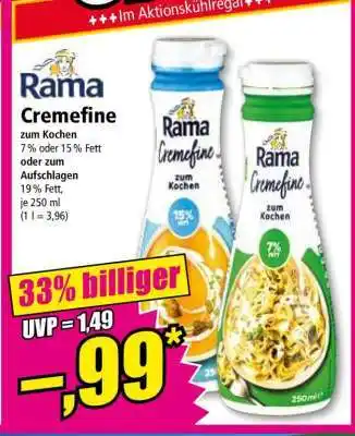 Norma Rama Cremefine Angebot