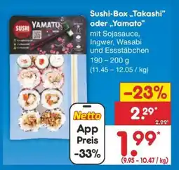 Netto Marken-Discount Sushi-Box „Takashi“ oder „Yamato“ Angebot