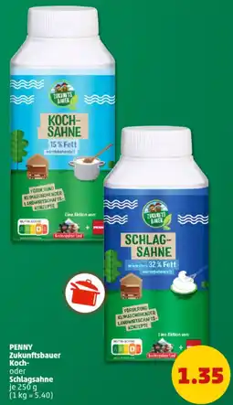 PENNY PENNY Zukunftsbauer Koch- oder Schlagsahne Angebot