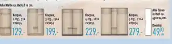 Trends Möbel Kleiderschranksystem LISSABON Angebot