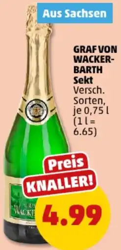 PENNY GRAF VON WACKERBARTH Sekt Angebot