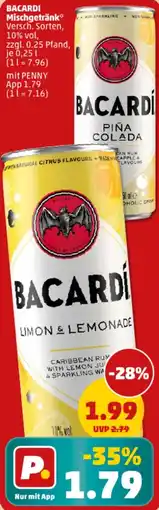 PENNY BACARDI Mischgetränk Angebot