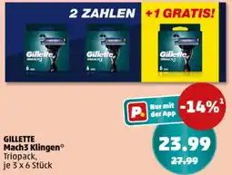 PENNY GILLETTE Mach3 Klingen Angebot