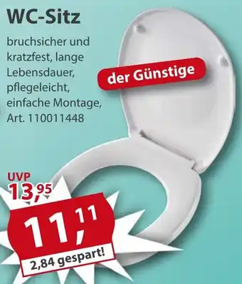 Sonderpreis Baumarkt WC-Sitz Angebot