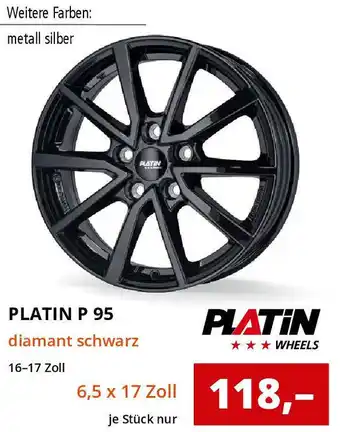 Reifen1+ PLATIN P 95 diamant schwarz Angebot