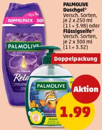 PENNY PALMOLIVE Duschgel oder Flüssigseife Angebot