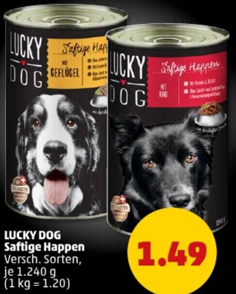 LUCKY DOG Saftige Happen 1240 g Angebot bei PENNY