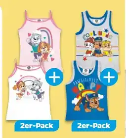 NETTO Kinder Unterhemden Paw Patrol 2er Pack Angebot