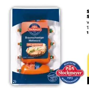 NETTO Stockmeyer Braunschweiger Mettwurst Angebot