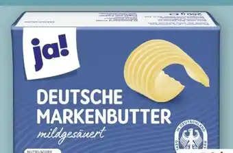 REWE ja! Markenbutter Angebot