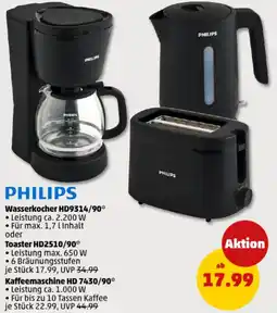 PENNY PHILIPS Wasserkocher HD9314/90 Angebot
