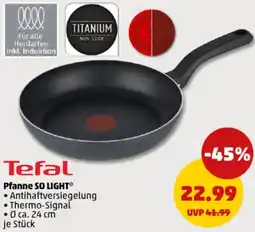 PENNY Tefal Pfanne SO LIGHT Angebot