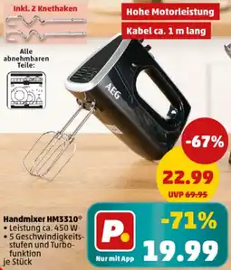 PENNY AEG Handmixer HM3310 Angebot