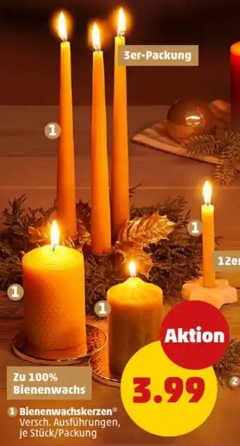 PENNY Bienenwachskerzen Angebot