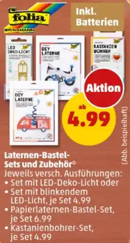 PENNY Folia Laternen-Bastel Sets und Zubehör Angebot