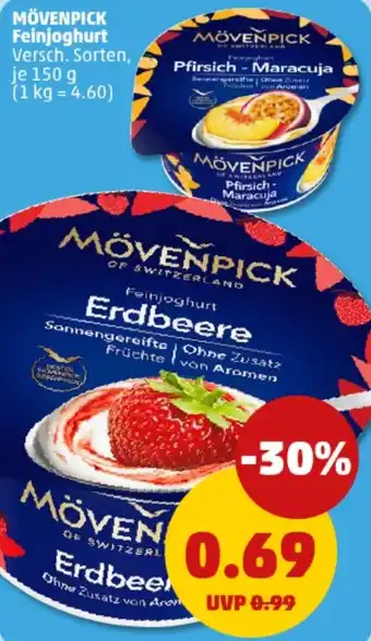 PENNY MÖVENPICK Feinjoghurt Angebot