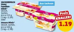 PENNY SACHSENMILCH Unser Familien Glück oder Unsere Minis Angebot