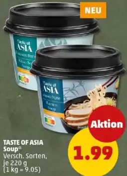 PENNY TASTE OF ASIA Soup Angebot