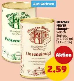 PENNY METZGER MEYER Eintopf Angebot