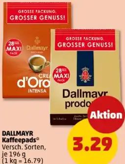PENNY DALLMAYR Kaffeepads Angebot