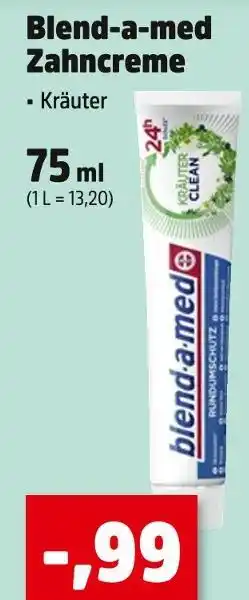 Thomas Philipps Blend-a-med zahncreme kräuter Angebot