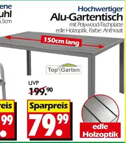 Wreesmann Top garten alu-gartentisch Angebot