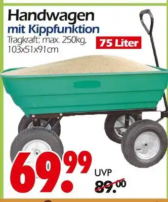 Wreesmann Handwagen mit kippfunktion Angebot