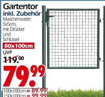 Wreesmann Gartentor 80x100cm Angebot