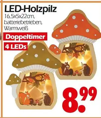 Wreesmann Led-holzpilz Angebot