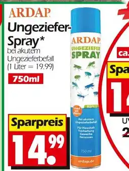 Wreesmann Ardap ungeziefer-spray Angebot
