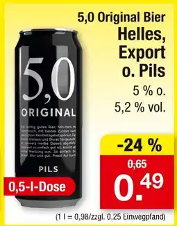 Zimmermann 5,0 original bier Angebot