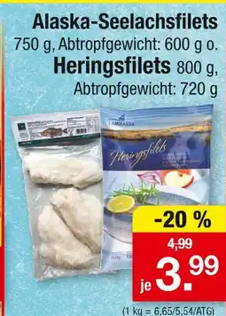 Zimmermann Alaska-seelachsfilets Angebot