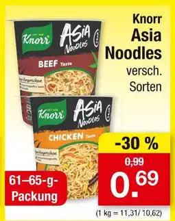 Zimmermann Knorr asia noodles Angebot