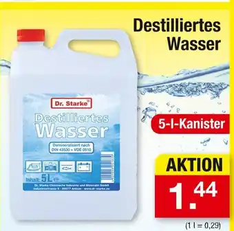 Zimmermann Dr. starke destilliertes wasser Angebot