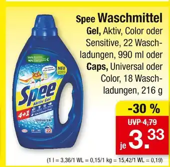 Zimmermann Spee waschmittel gel aktiv Angebot