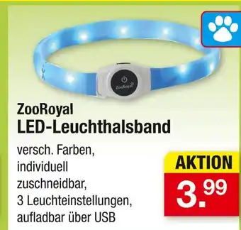 Zimmermann Zooroyal led-leuchthalsband Angebot