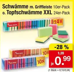 Zimmermann Paul koch schwämme m. griffleiste Angebot