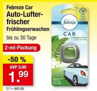 Zimmermann Febreze auto-lufterfrischer frühlingsserwachen Angebot