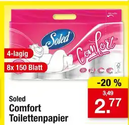 Zimmermann Soled comfort toilettenpapier Angebot