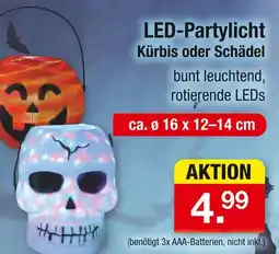 Zimmermann Led-partylight kürbis Angebot