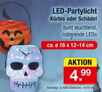 Zimmermann Led-partylight kürbis Angebot