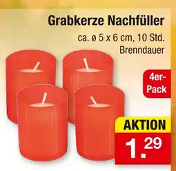 Zimmermann Grabkerze nachfüller Angebot