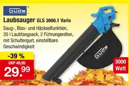 Zimmermann Güde laubsauger gls 3000.1 vario Angebot