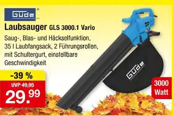 Zimmermann Güde laubsauger gls 3000.1 vario Angebot