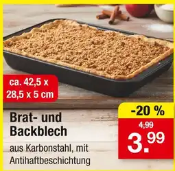 Zimmermann Brat- und backblech Angebot