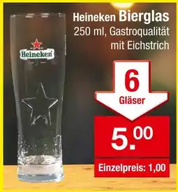 Zimmermann Heineken bierglas Angebot