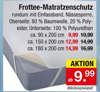 Zimmermann Frottee-matratzenschutz Angebot